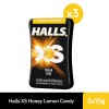 Halls XS Sugar Free Honey Lemon Candy (25s x 3)